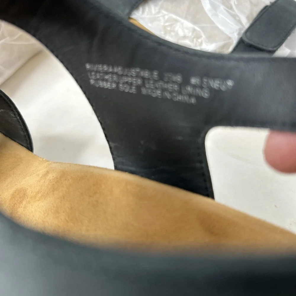 ABEO Walking Co Riviera Adjustable Sandals Black Sz 8.5 New - Picture 8 of 9